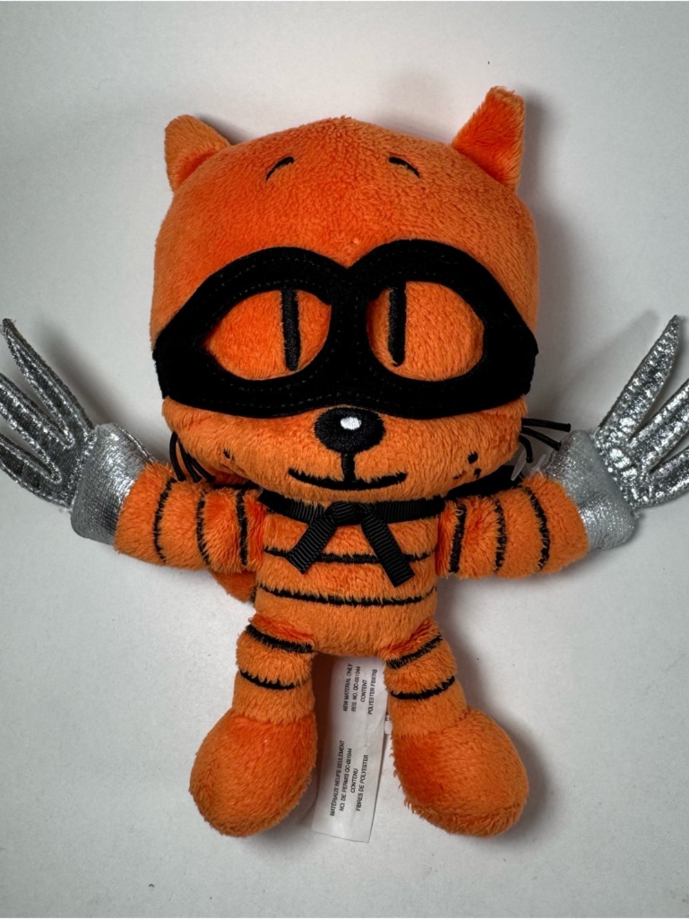 Merrymakers Plush Dog Man's Cat Kid Doll 7" 2020 Dav Pilkey Orange Superhero Toy